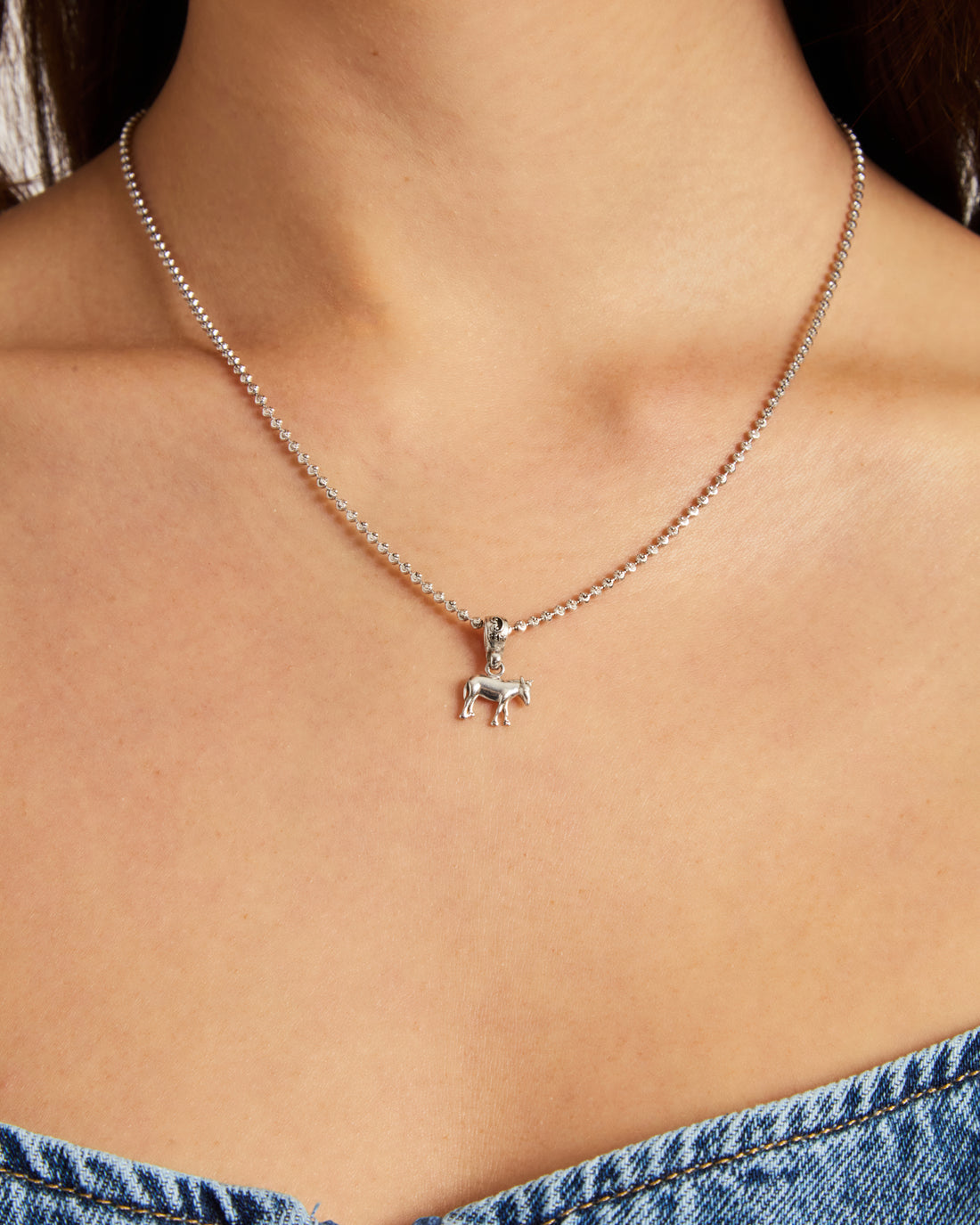 Side Facing Donkey Charm