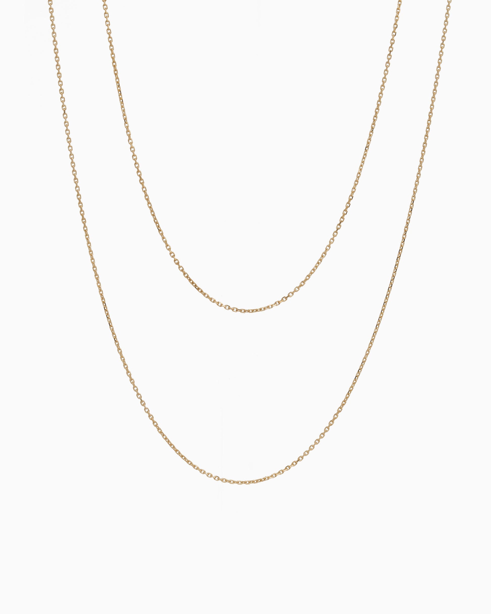 14K Gold Square Cable Chain
