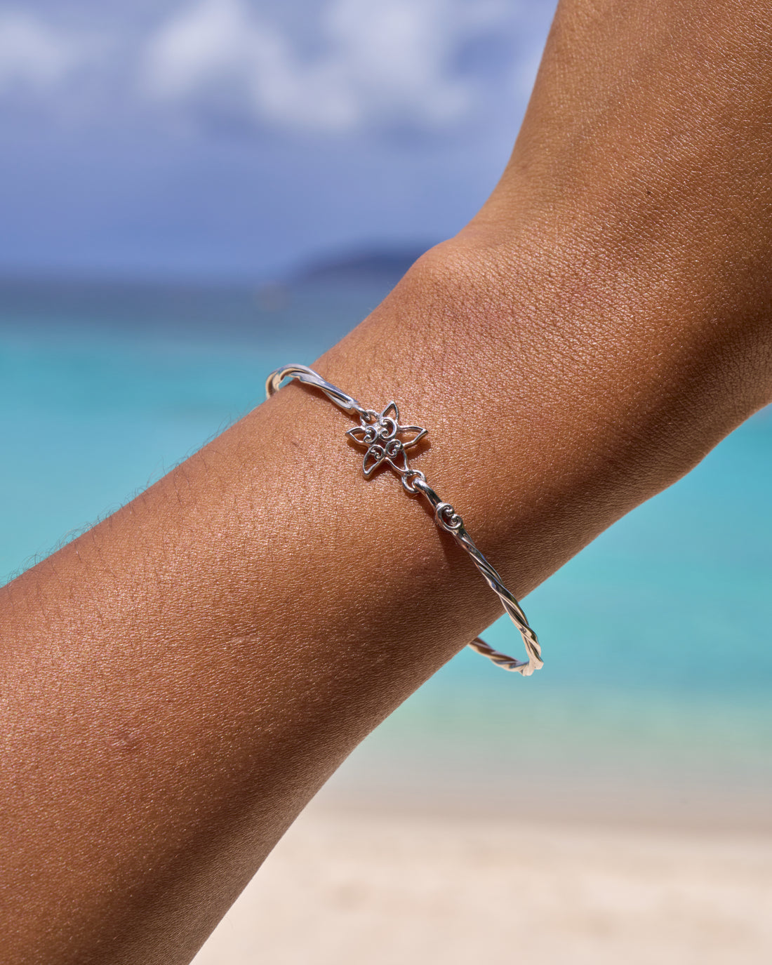 Twisted Hook Bracelet with Starfish Clasp