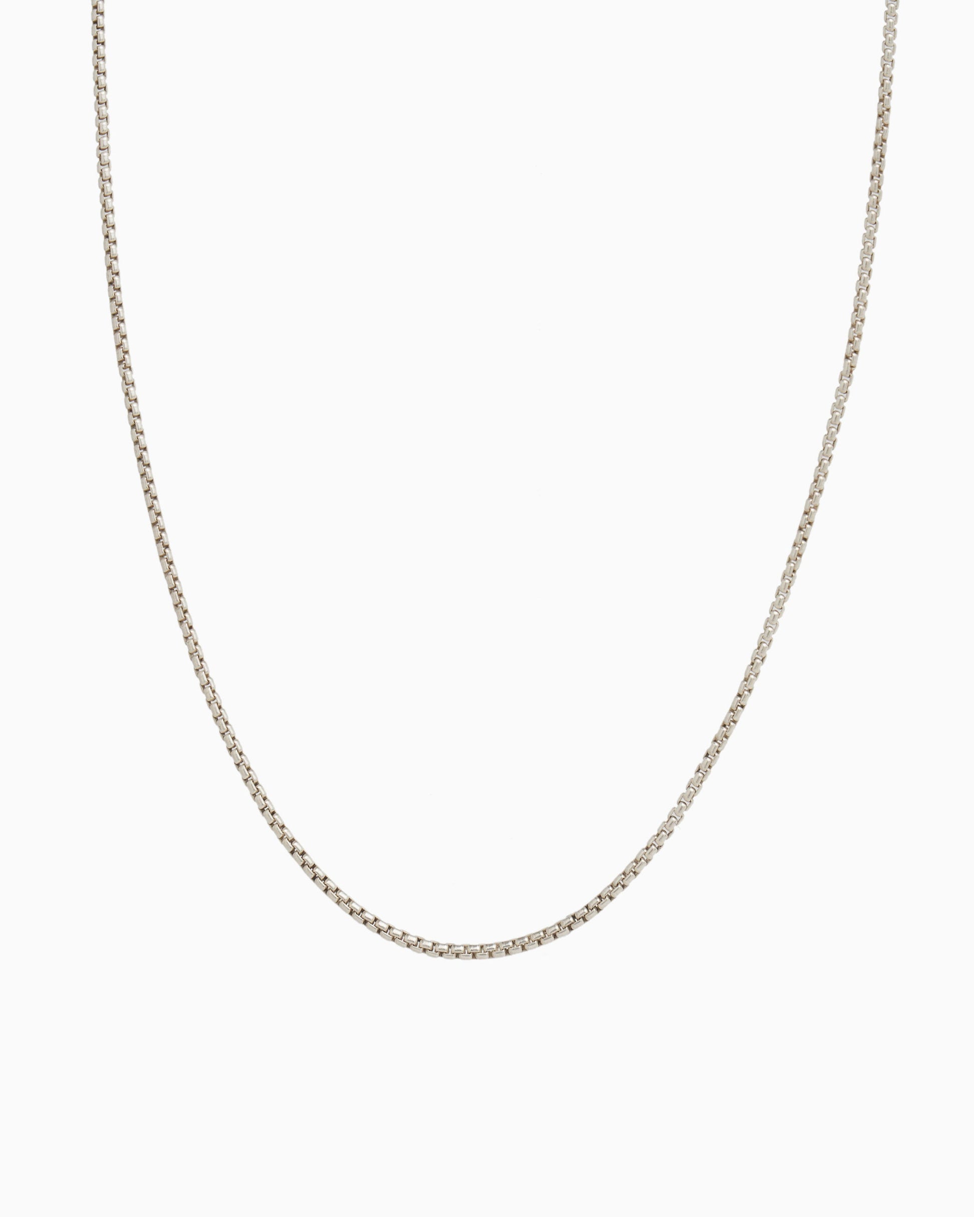 Sterling Silver Nautical Box Chain