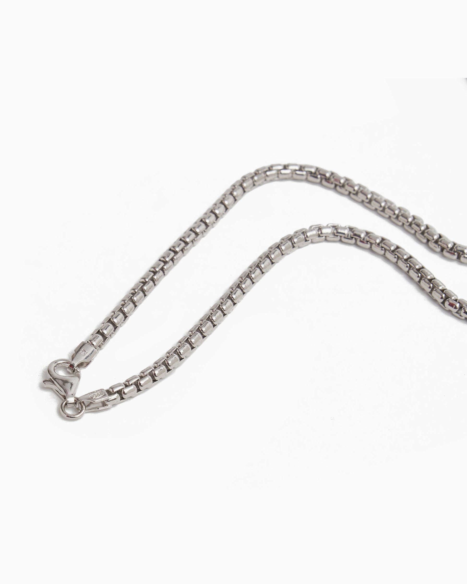 Sterling Silver Nautical Box Chain