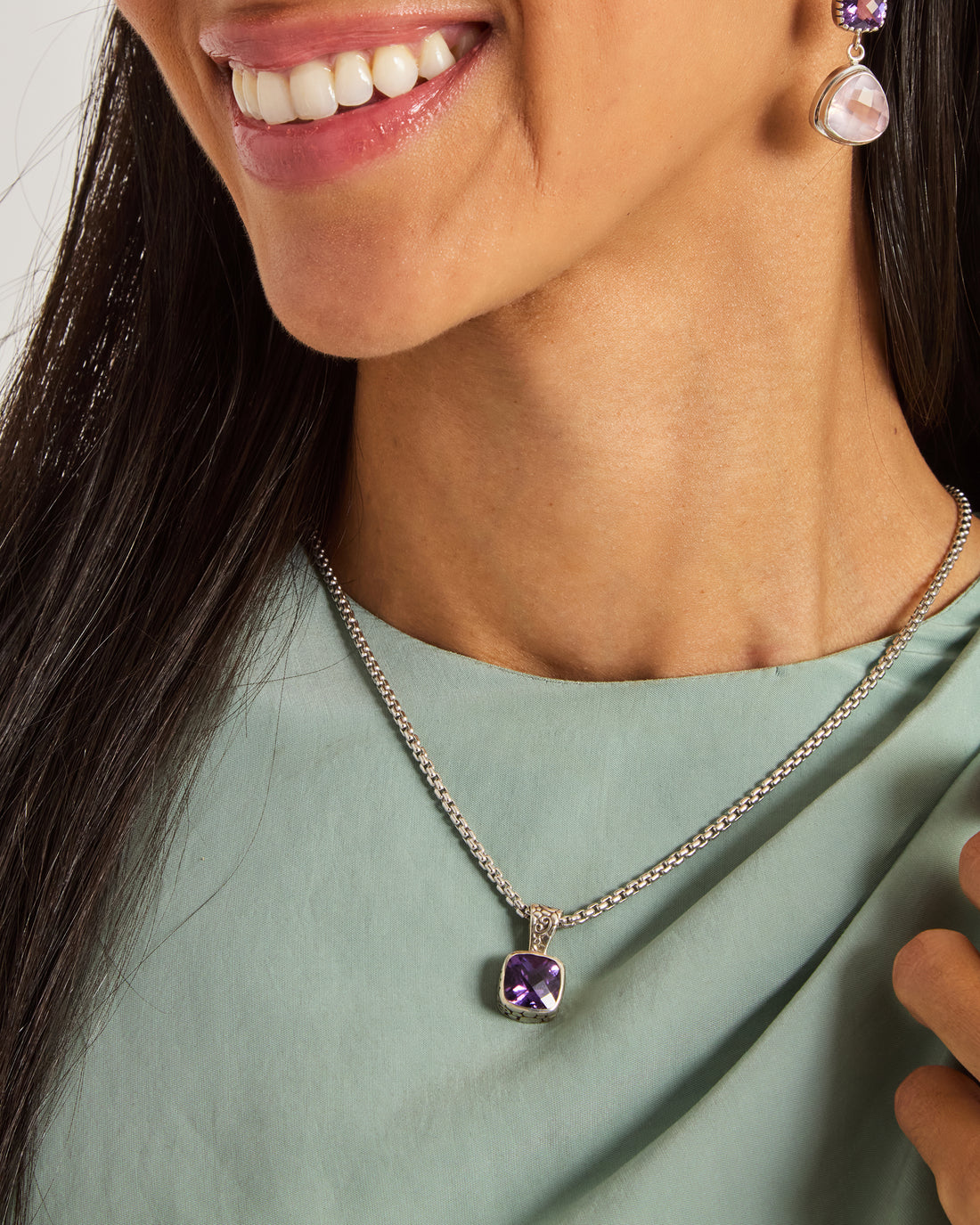 Supreme Stone Pendant - Amethyst