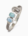 Lagoon Double Stone Hinge Bracelet