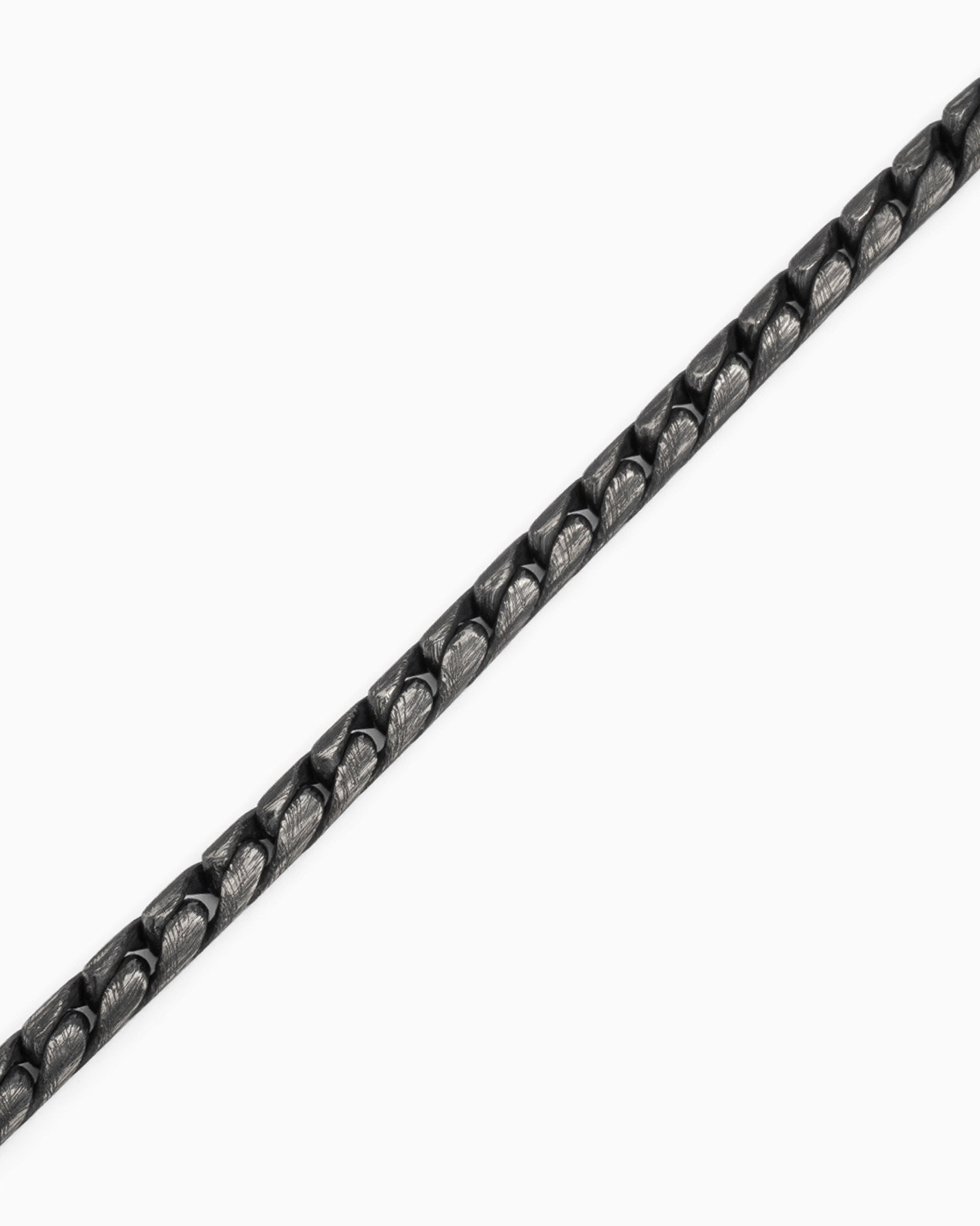 Marine Texture Link Bracelet with Compass