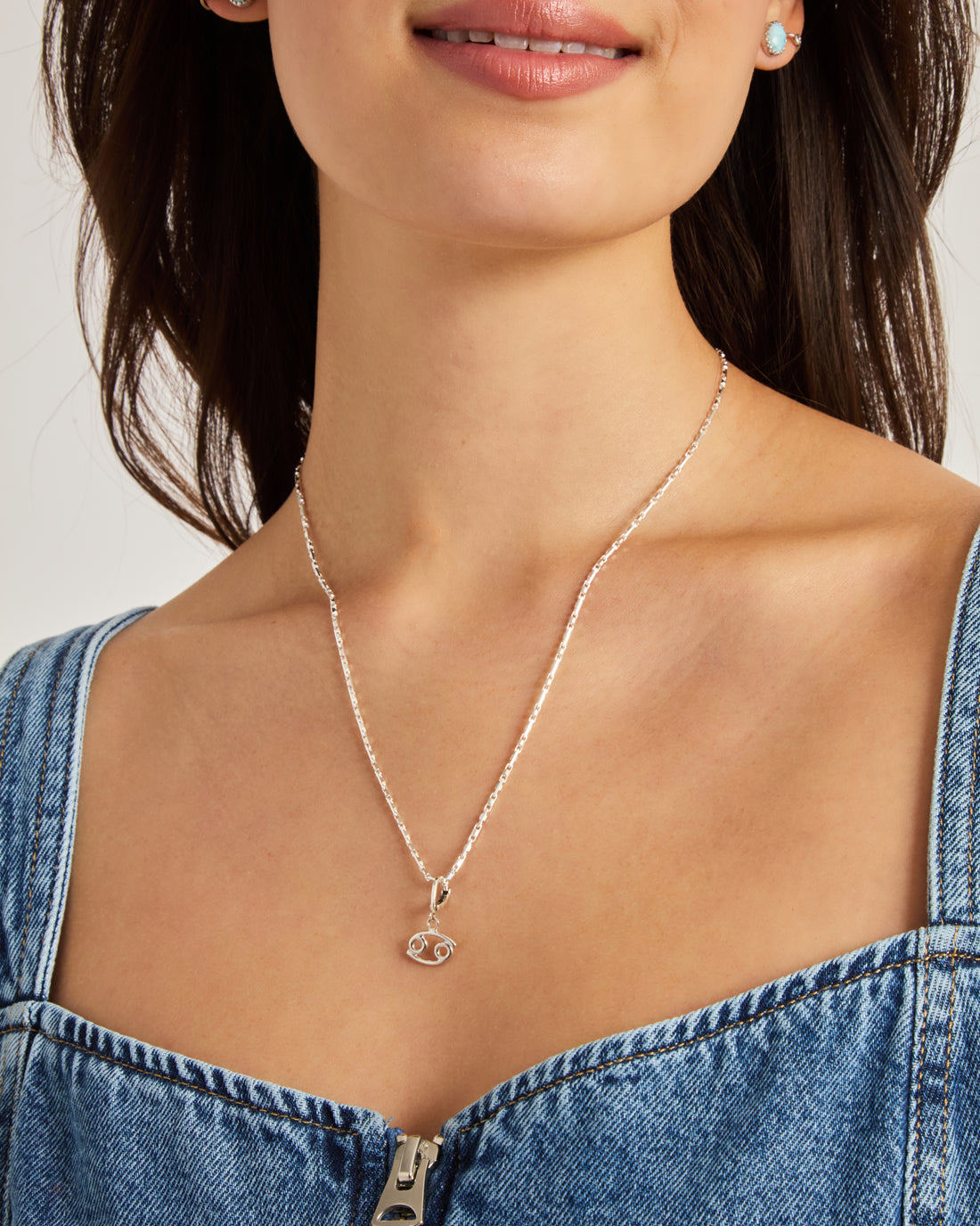 Astrology Charm with Crab Claw Bail - Cancer
