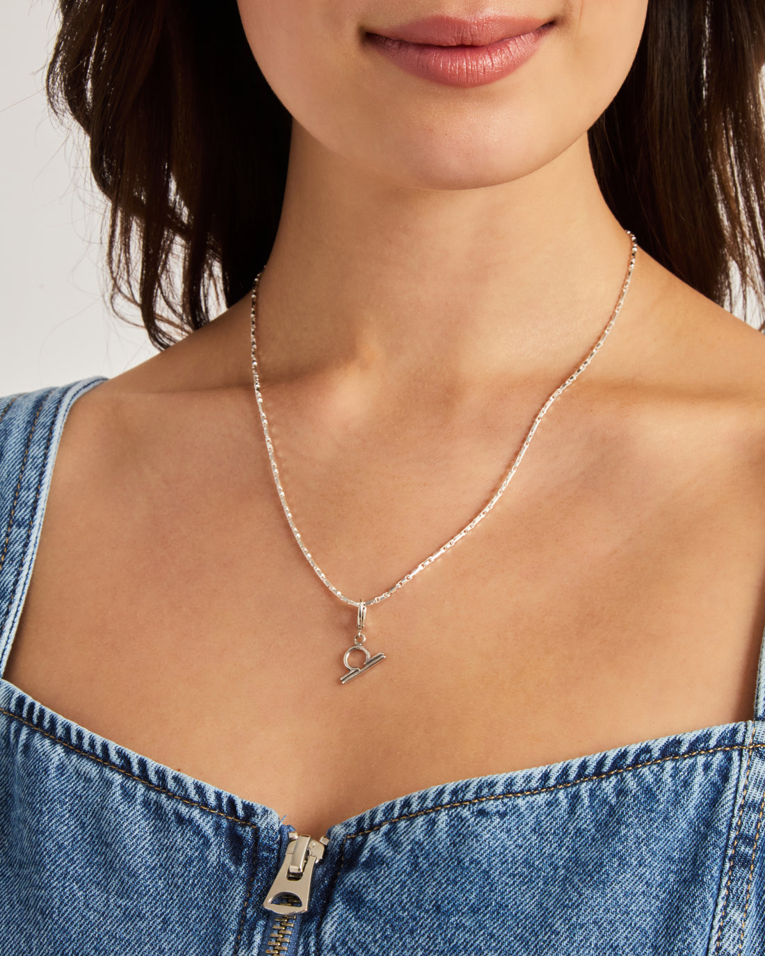 Astrology Charm with Crab Claw Bail - Libra