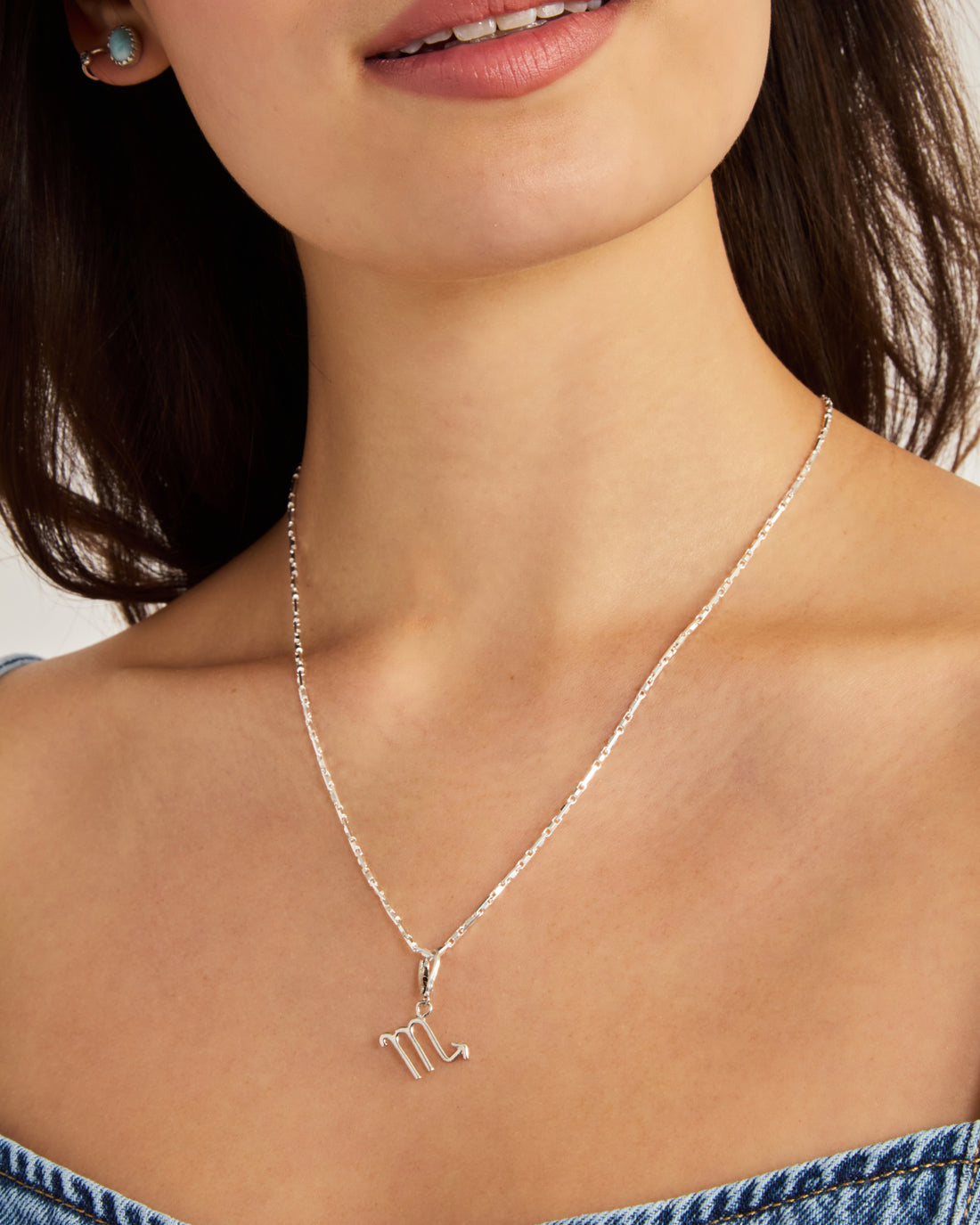 Astrology Charm with Crab Claw Bail - Scorpio