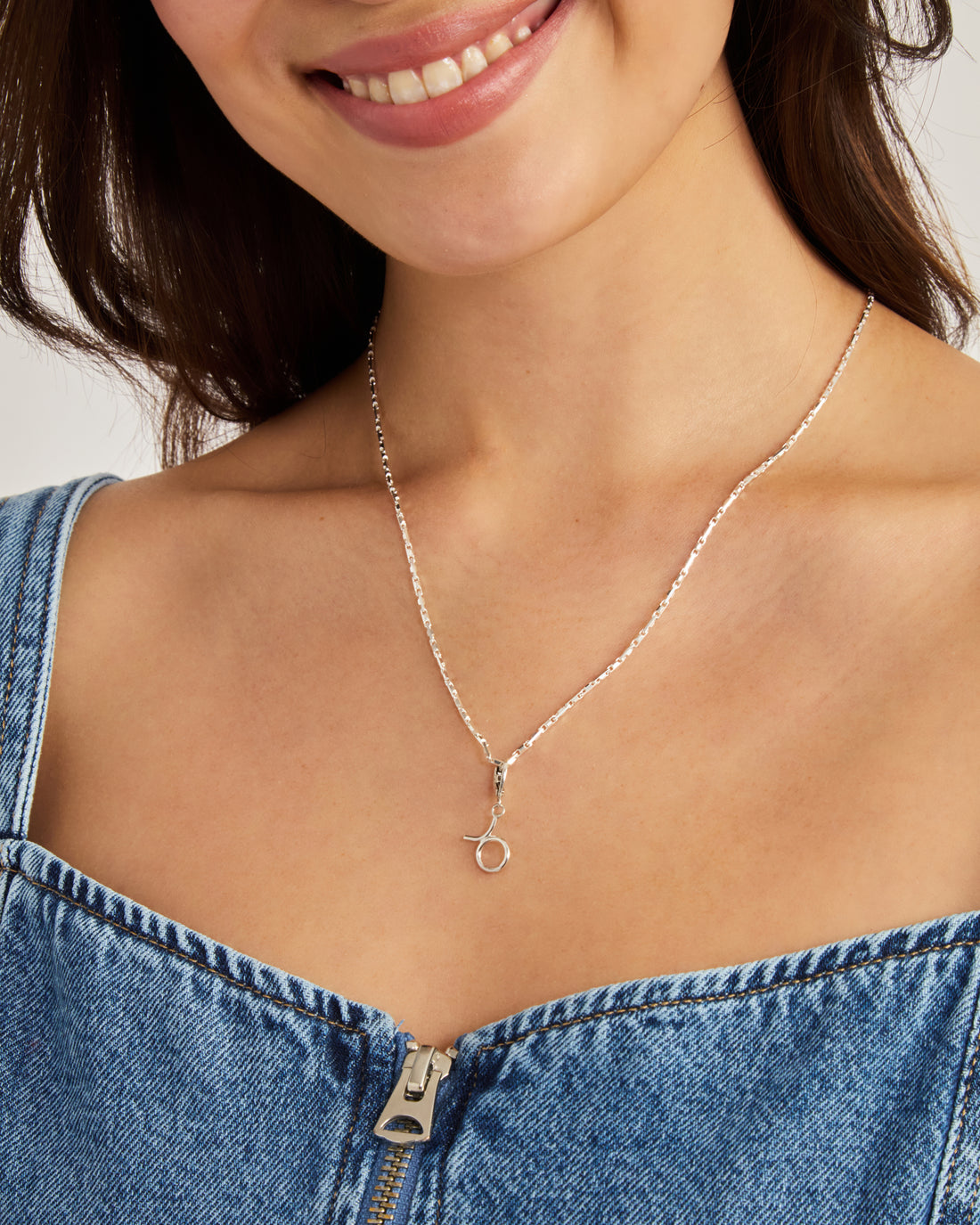 Astrology Charm with Crab Claw Bail - Taurus