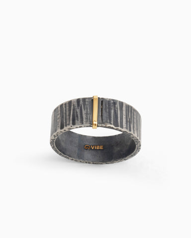 Water Texture Band Ring