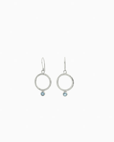 One Love Drop Earrings - Hampton Blue Topaz