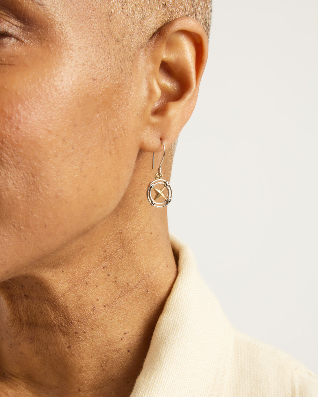 Compass Drop Earrings