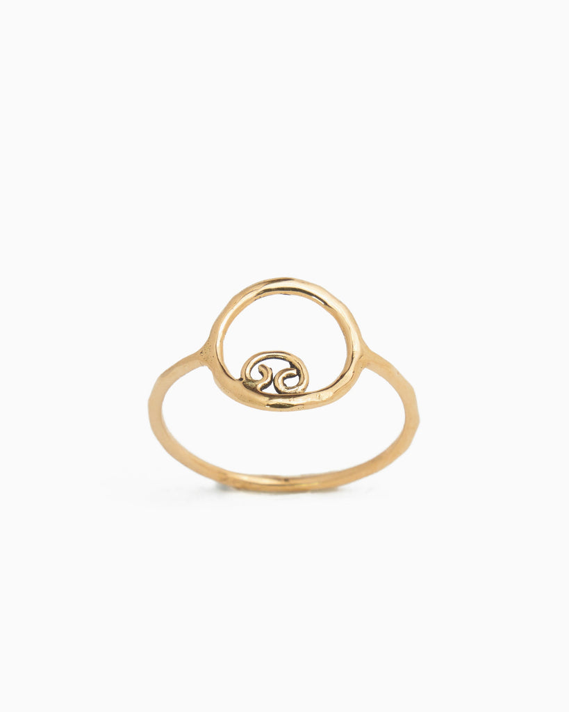 One Love Ring with Petroglyph