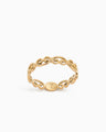 14K Gold Good Vibes Petroglyph Ring