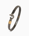 Marine Texture St. John Hook Bracelet with Compass, 5mm