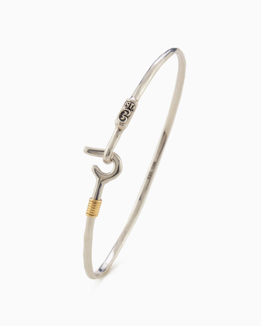Silver hook bracelet man - Art'emi accessories