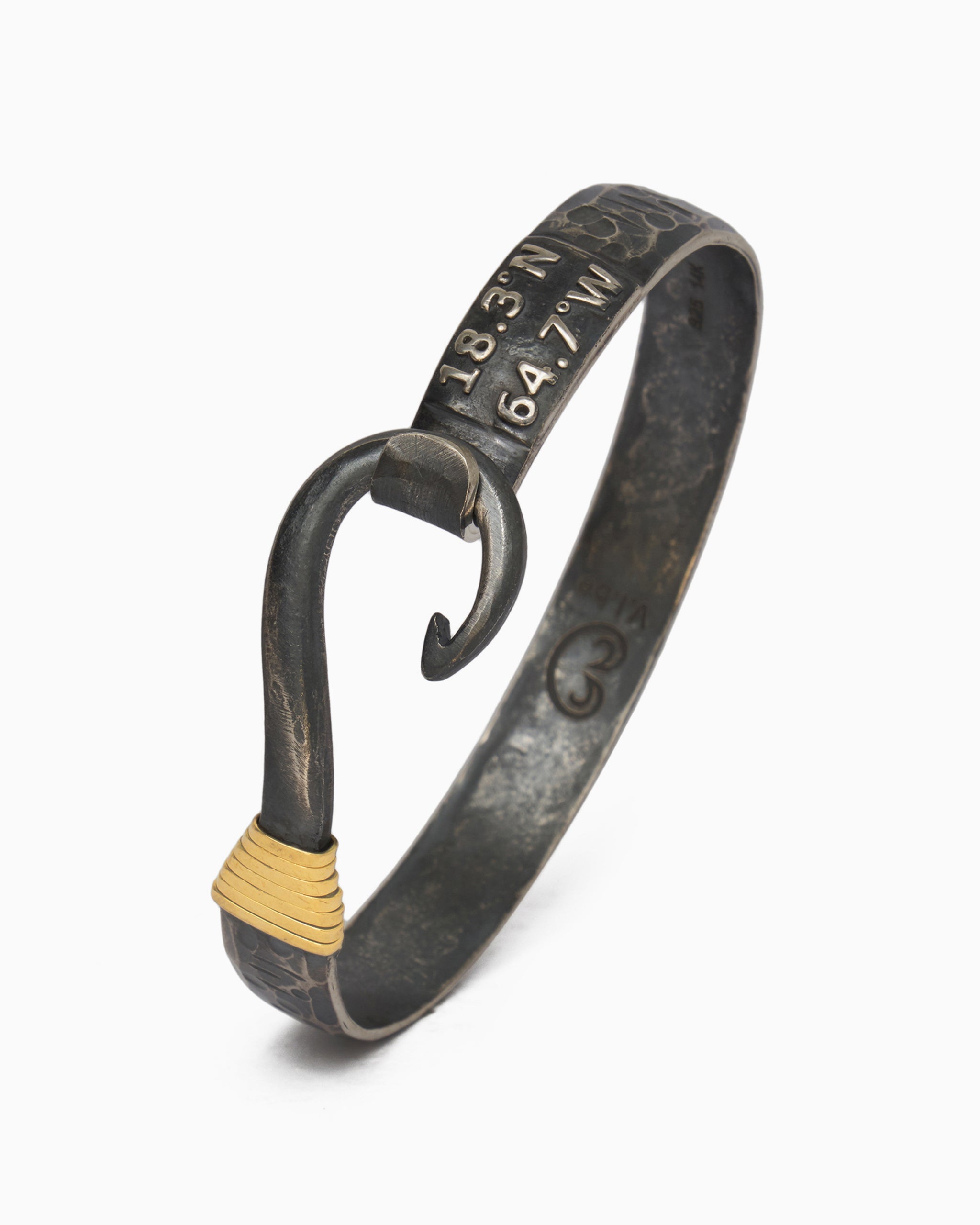 Twisted Metal Fish Hook Bracelet – Fish Hook Bracelets | Chasing Fin Apparel