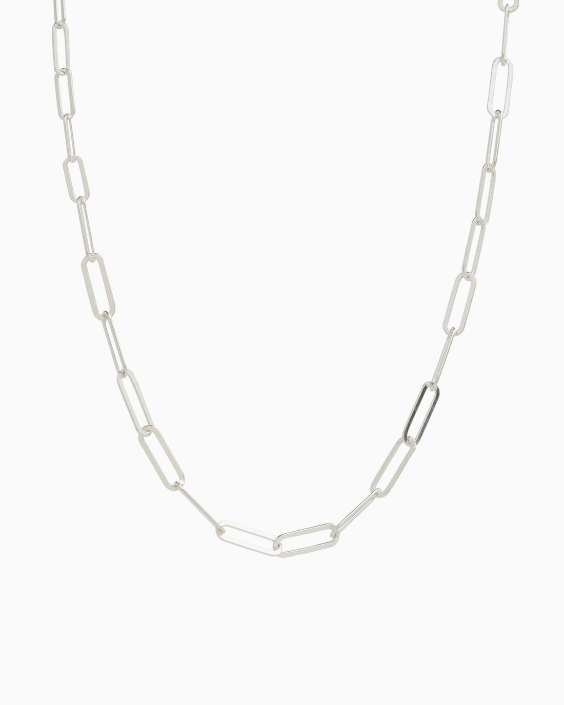 Sterling Silver Paperclip Chain