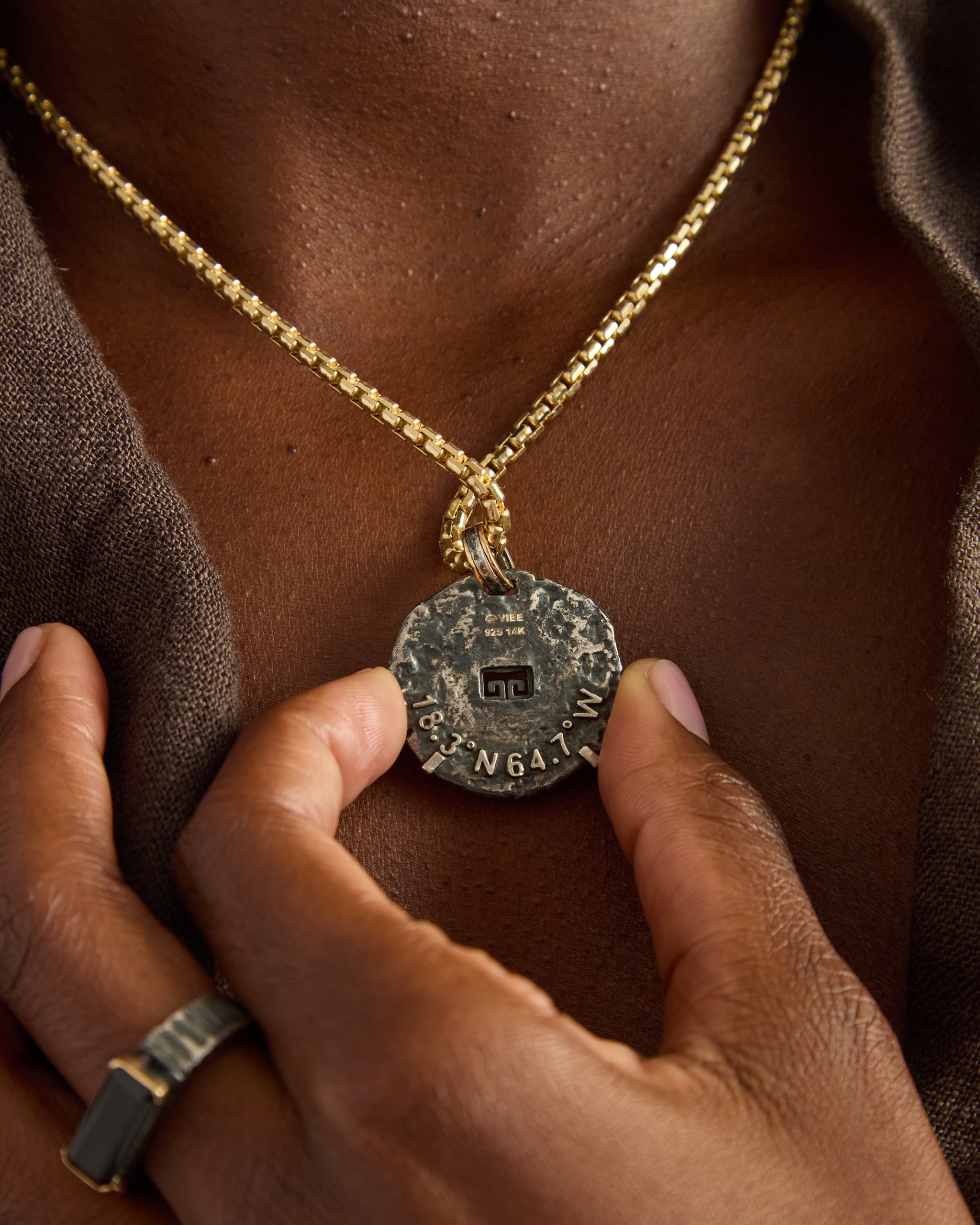 St. John Treasure Coin Pendant