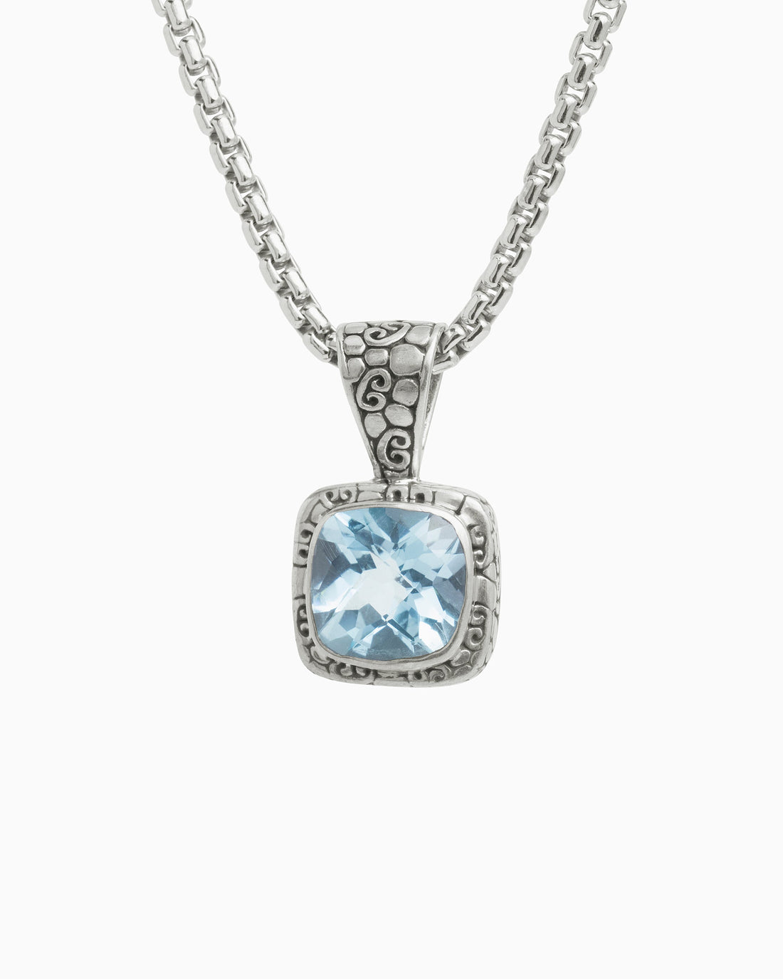 Paradise Pendant - Blue Topaz