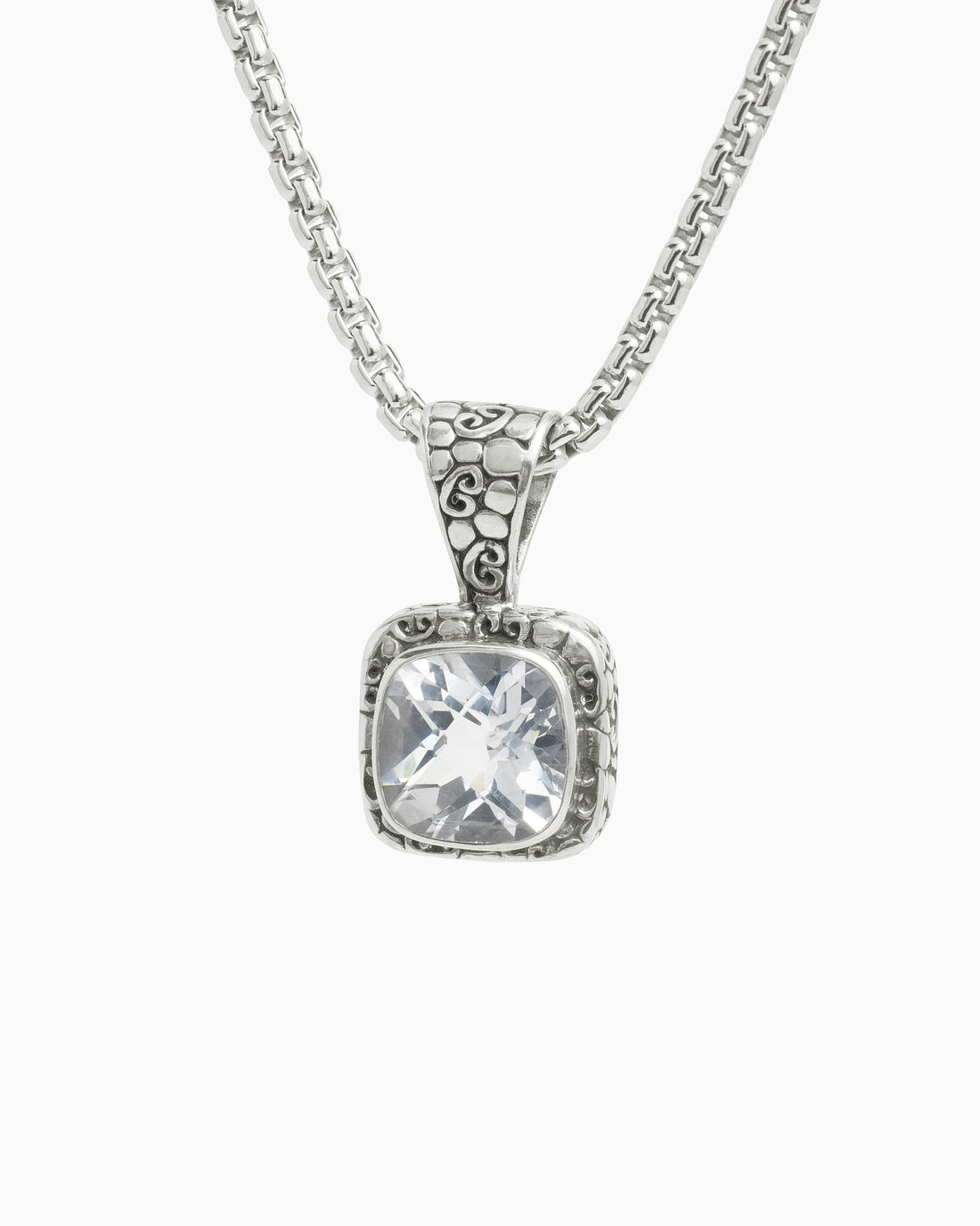 Paradise Pendant - White Topaz