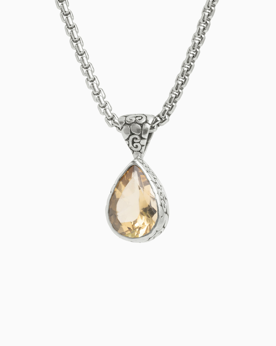 Island Glitz Pendant - Citrine