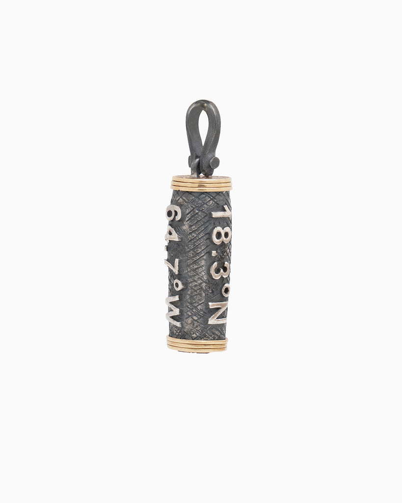 Cylinder Pendant with St. John Coordinates