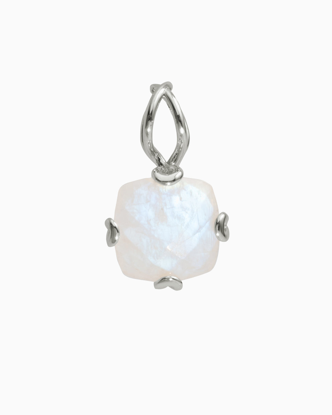Intertwined Pendant with Stone - Moonstone