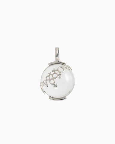 Eclipse of Women Pendant - Clear Quartz