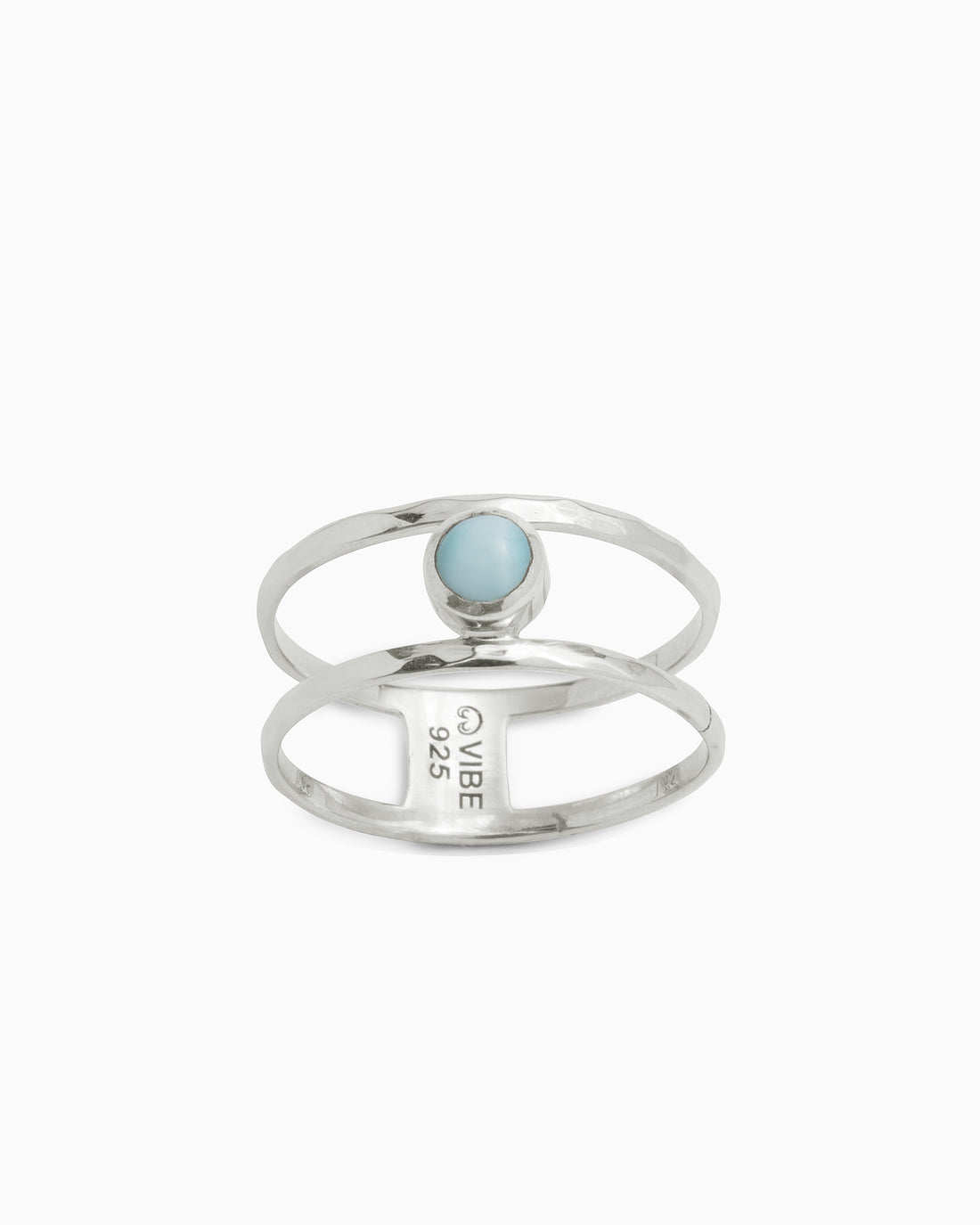 Floating Larimar Ring