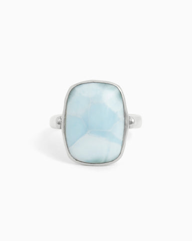 Ocean Stone Cocktail Ring - Larimar