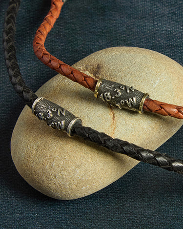 Braided Leather Coordinates Bracelet