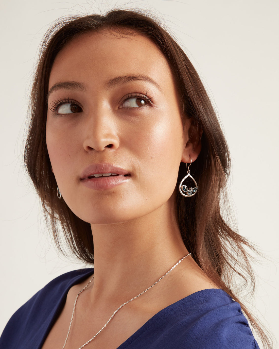 Tides of Treasure Drop Earrings - London Blue Topaz/Hampton Blue Topaz/Blue Topaz/White Zircon