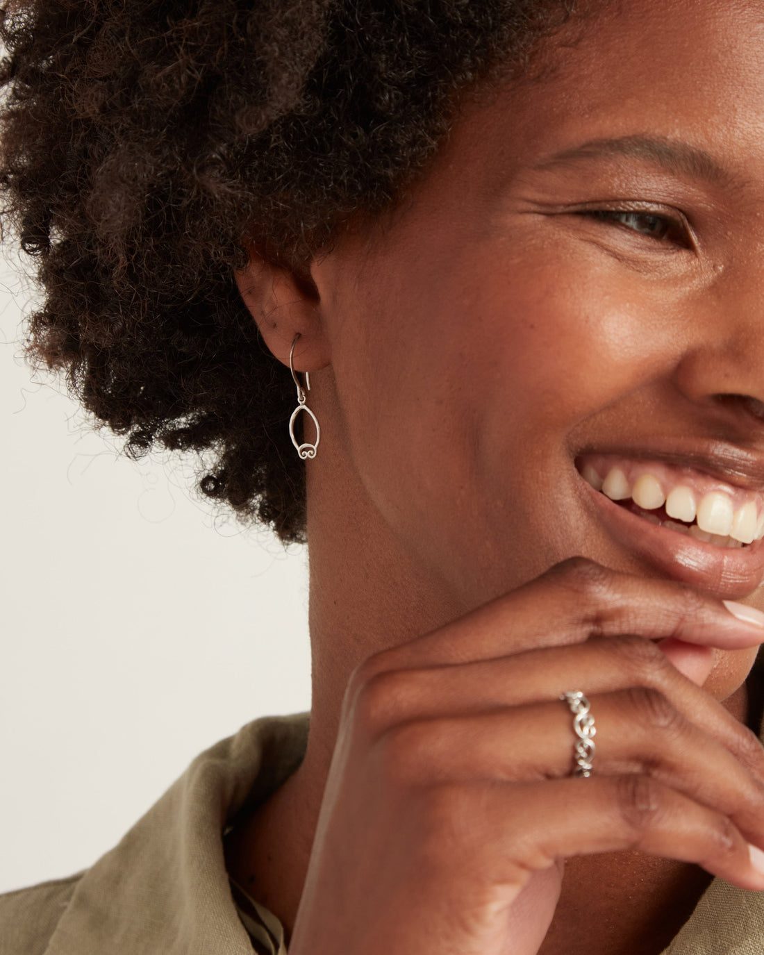 Blooming Petroglyph Drop Earrings