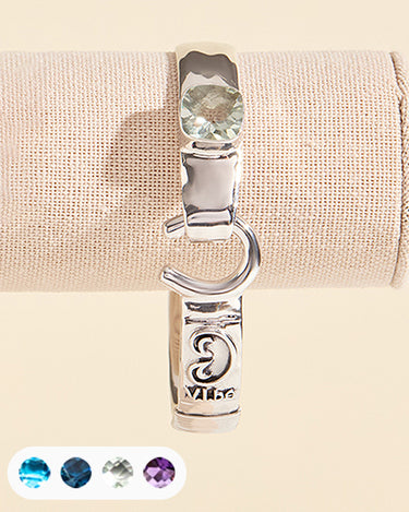 The Hook Bracelet with Stone, 10mm