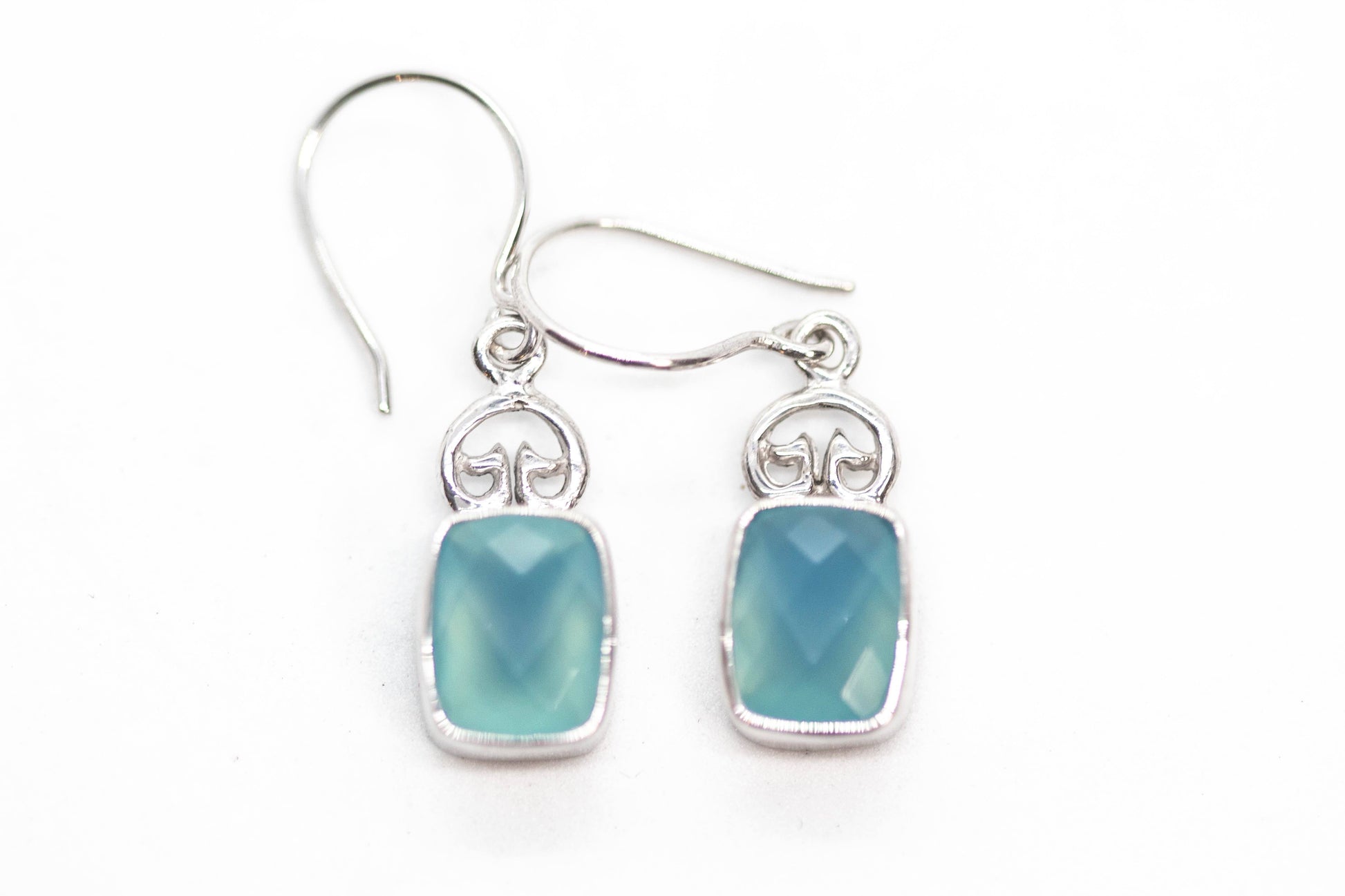 Coral Bay Earrings Earrings Blue Chalcedony