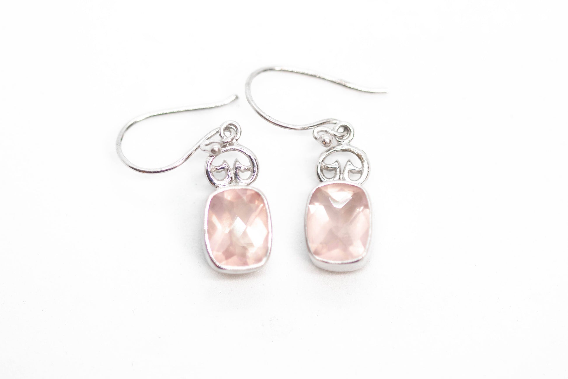 Coral Bay Earrings Earrings Rose Quartz